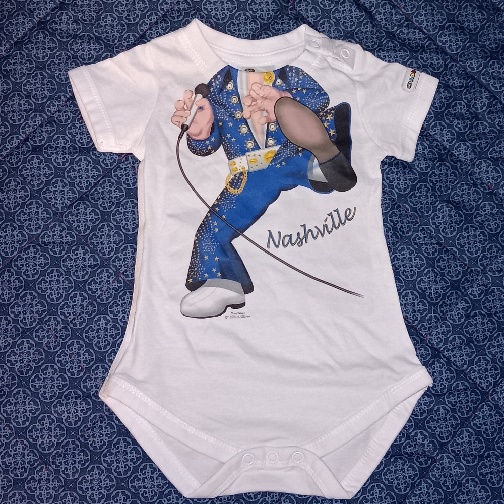 New Elvis Presley Nashville Tennessee Onsie